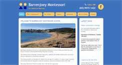 Desktop Screenshot of barrenjoeymontessori.com.au